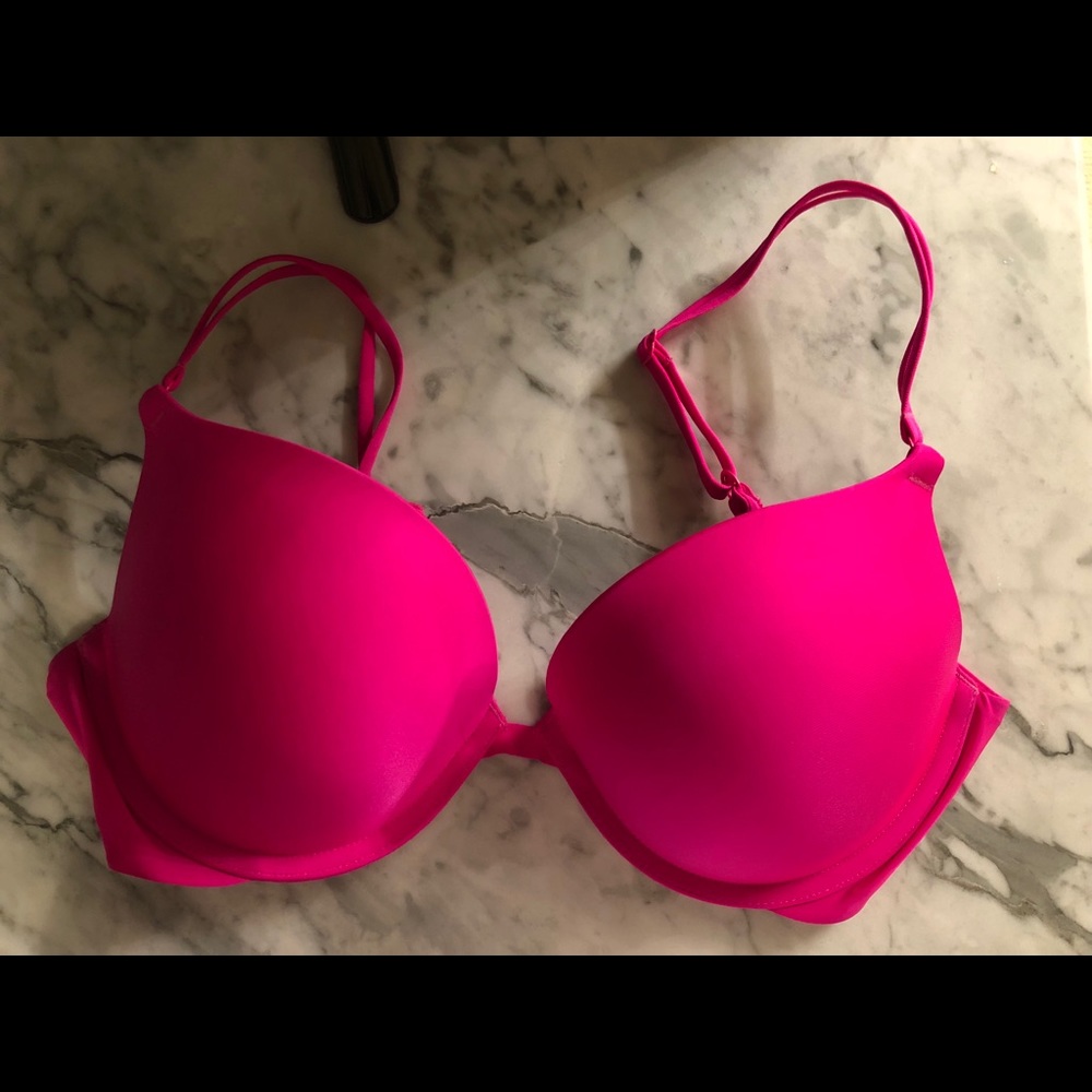 VS Hot Pink Push-Up Bra
